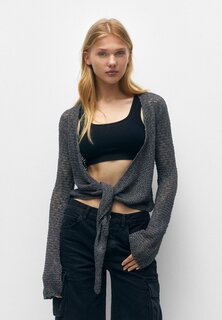 Кардиган PULL&amp;BEAR, темно-серый