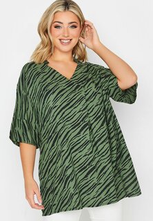 Блузка Yours Clothing, зеленый