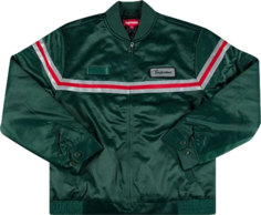 Куртка Supreme Reflective Stripe Work Jacket &apos;Green&apos;, зеленый