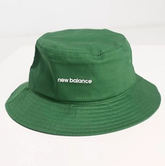 Панама New Balance Linear Logo Bucket, зеленый
