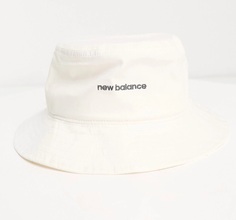 Панама New Balance Linear Logo Bucket, белый