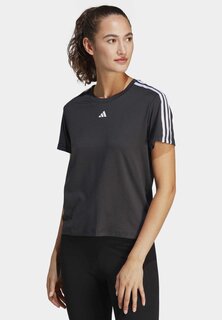 Спортивная футболка Adidas, черно-белый