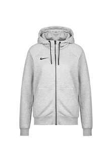 Толстовка на молнии Nike Park, темно-серый меланж / черный