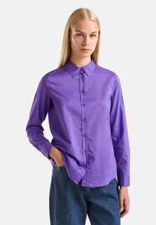 Рубашка United Colors of Benetton, фиолетовый