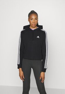 Толстовка с капюшоном Adidas, черно-белый