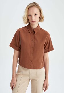 Рубашка DeFacto, коричневый