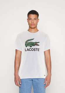 Футболка с принтом Lacoste, белый