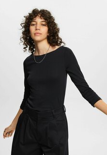 Рубашка с длинным рукавом Esprit, черный