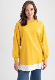 Рубашка с длинным рукавом DeFacto, желтый