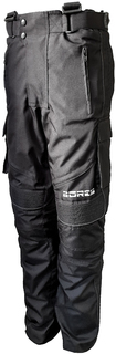 Мотоциклетные текстильные брюки Bores Zip-Tec водонепроницаемый, черный