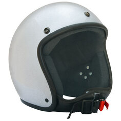 Реактивный шлем Bores Bogo III Jet Helmet с логотипом, серебристый
