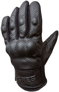 Кожаные перчатки Bores Black Love с регулировкой запястья, черный