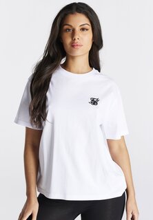 Футболка с принтом SIKSILK, белый