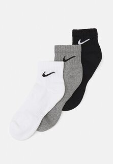 Спортивные носки Nike Everyday Cush 3 Pack Unisex, белый/бежевый/черный