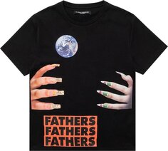 Футболка Raf Simons Redux Slim Fit Short Sleeved T-Shirt With Graphic Nails &apos;Black&apos;, черный