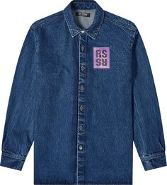 Рубашка Raf Simons Straight Fit Denim Overshirt &apos;Navy&apos;, синий