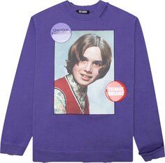 Свитер Raf Simons Girl In Red Destroyed Sweater &apos;Purple&apos;, фиолетовый