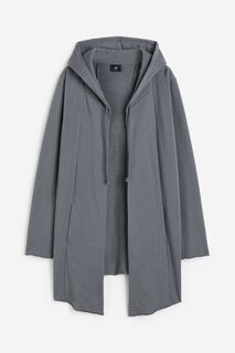 Толстовка H&amp;M Long Hooded, темно-серый H&M