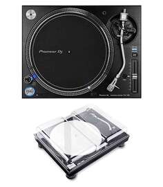 DJ виниловый проигрыватель Pioneer DJ PLX-1000 с защитным кожухом Decksaver DS-PC-SL1200 - комплект Pioneer, Decksaver