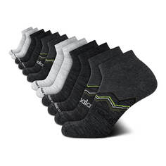 Носки New Balance Men&apos;s Athletic Arch Compression (12 пар), черный/серый