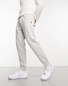 Спортивные брюки Polo Ralph Lauren Icon Logo Double Knit Cuffed, светло-серый