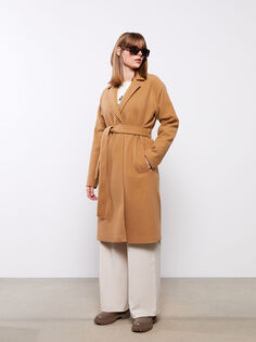 Куртка с воротником, прямое женское пальто с длинным рукавом, Cachet Coat LCW Modest