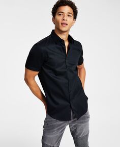 Мужская однотонная рубашка классического кроя tux на пуговицах, созданная для macy&apos;s INC International Concepts, мульти