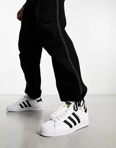 Белые кроссовки adidas Originals Superstar, белый