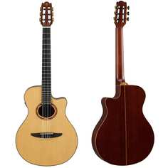 Акустическая электрогитара Yamaha NTX3 Thinline с нейлоном, цвет натуральный Yamaha NTX3 Thinline Nylon Electric Guitar -