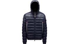 Пуховик с капюшоном Moncler Men SS22 Galion, синий