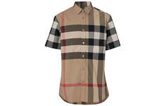 Рубашка мужская Burberry SS20 Check из хлопка, бежевый