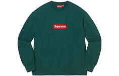 Свитшот унисекс Supreme с вышивкой, зелёный