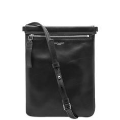 Сумка Saint Laurent Leather Flat Neck Bag