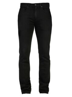 Эластичные прямые зауженные джинсы Federal Paige, черный