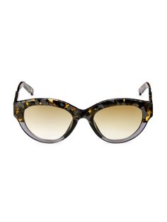 Каплевидные солнцезащитные очки Peyton 53MM Coco and Breezy, коричневый