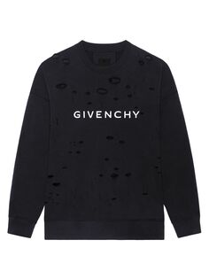 Толстовка Archetype с эффектом разрушения Givenchy, черный