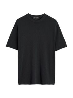 Хлопковая футболка со шнуром Nolan rag &amp; bone, черный