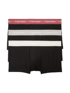Комплект из 3 хлопковых трусов-боксеров стрейч Calvin Klein, черный