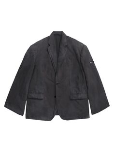 Приталенная куртка карго Minimal Balenciaga, черный