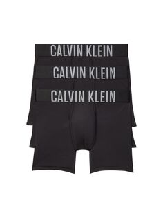 Набор из 3 трусов-боксеров с логотипом Calvin Klein, черный