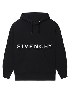 Толстовка Slim Fit из вышивки Felpa Givenchy, черный