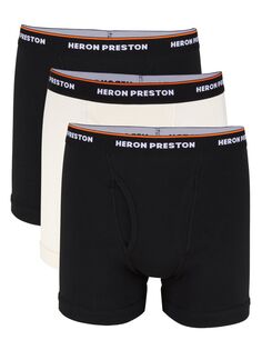 Набор из 3 трусов-боксеров с логотипом Heron Preston, черный