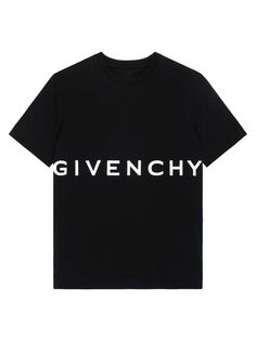 Футболка с вышитым логотипом Givenchy, черный