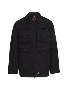 Куртка-рубашка карго Alpha Industries, черный