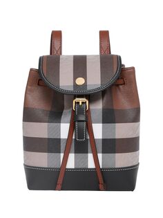 Рюкзак из парусины с покрытием в клетку Micro Check Burberry