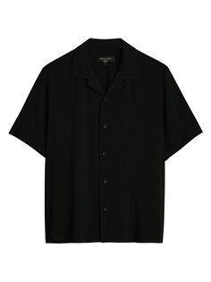 Рубашка Icon Avery Camp rag &amp; bone, черный