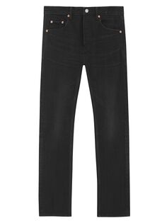 Джинсы Mick в черных джинсах Saint Laurent, черный