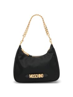 Нейлоновая сумка-бродяга Moschino, черный