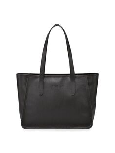 Кожаная сумка через плечо Le Foulonné Longchamp, черный