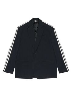 Свободная куртка Balenciaga/adidas Balenciaga, черный